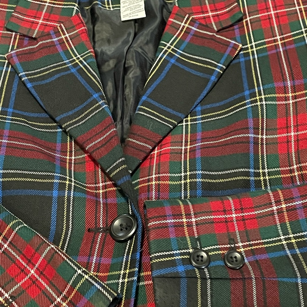 Sag Harbor plaid blazer